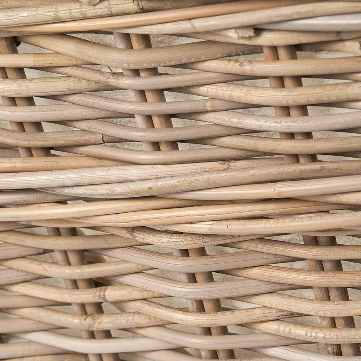 Grey Kubu Rectangular Basket