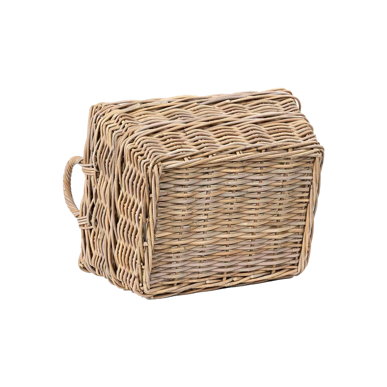 Grey Kubu Rectangular Basket