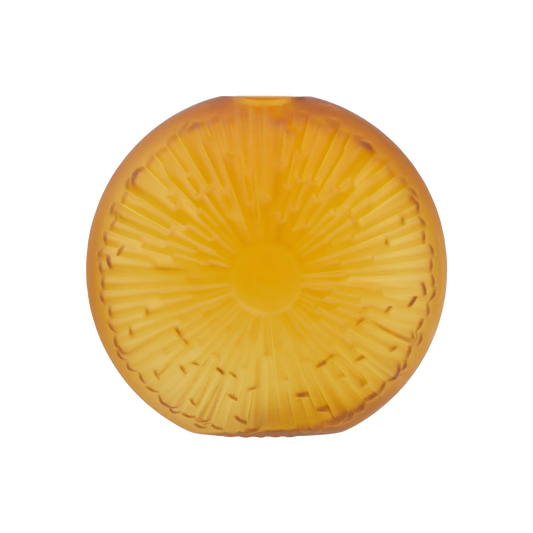Hadia Glass Vase Amber