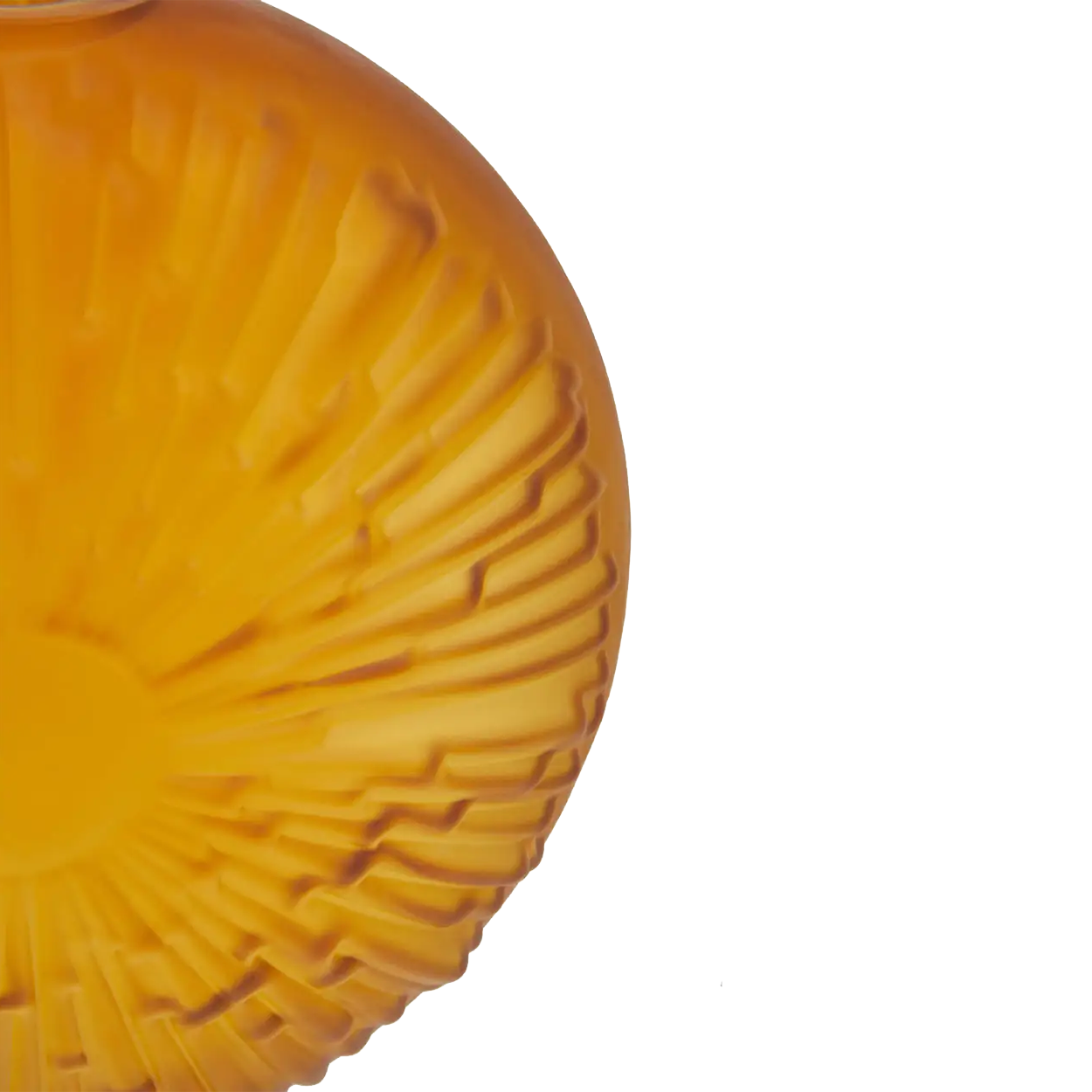 Hadia Glass Vase Amber