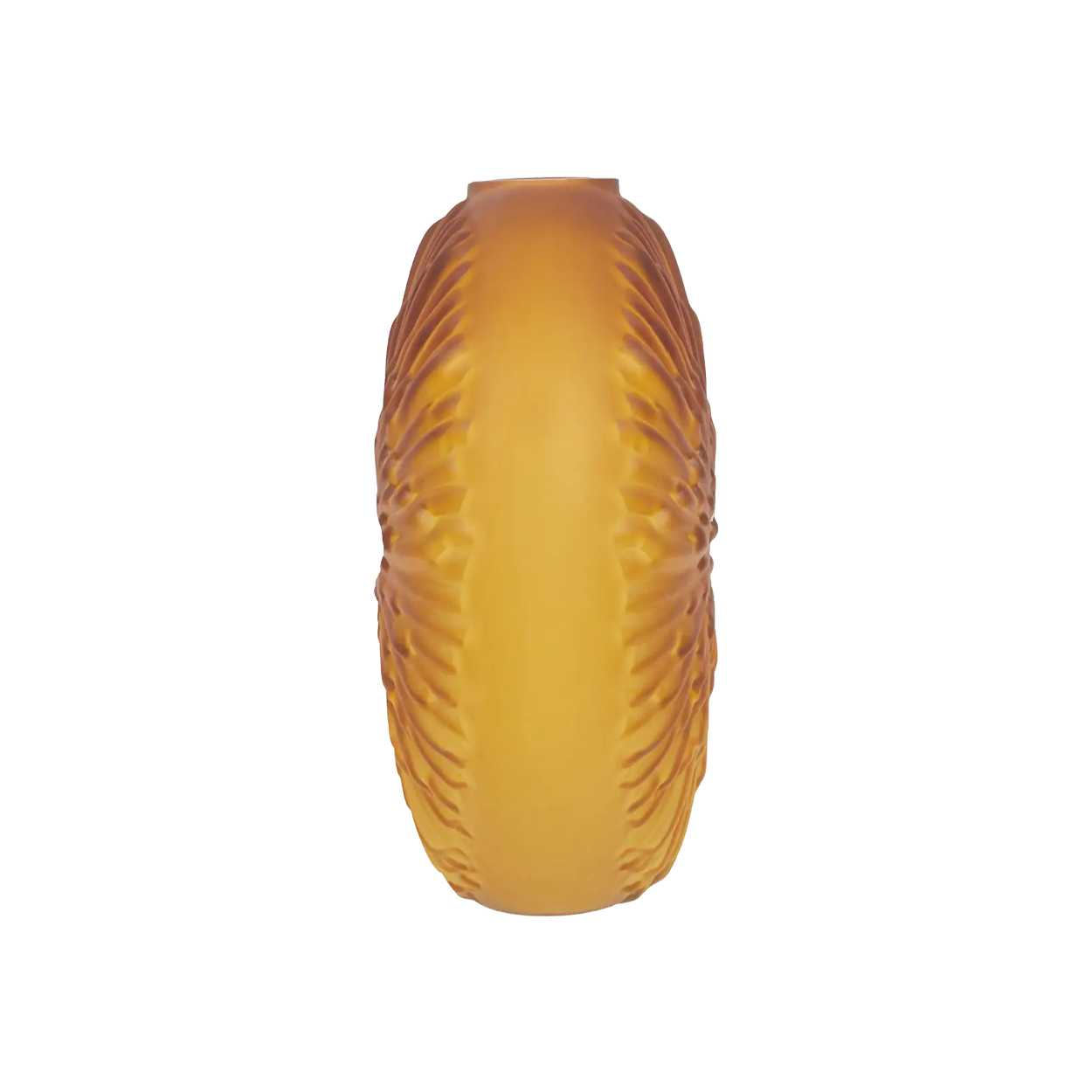 Hadia Glass Vase Amber