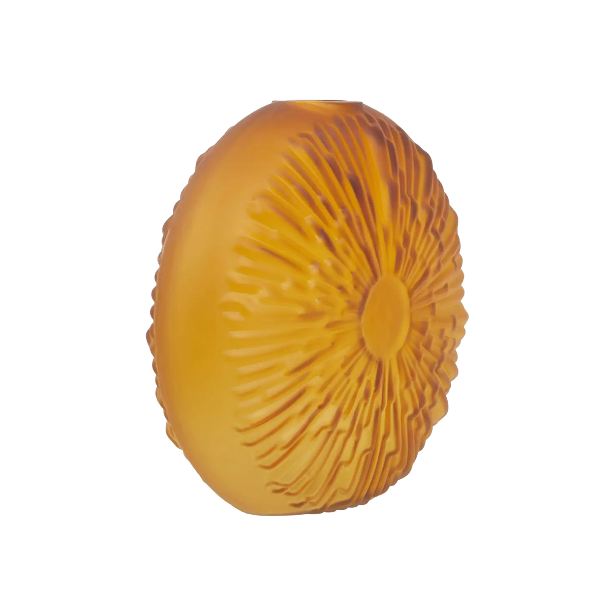 Hadia Glass Vase Amber