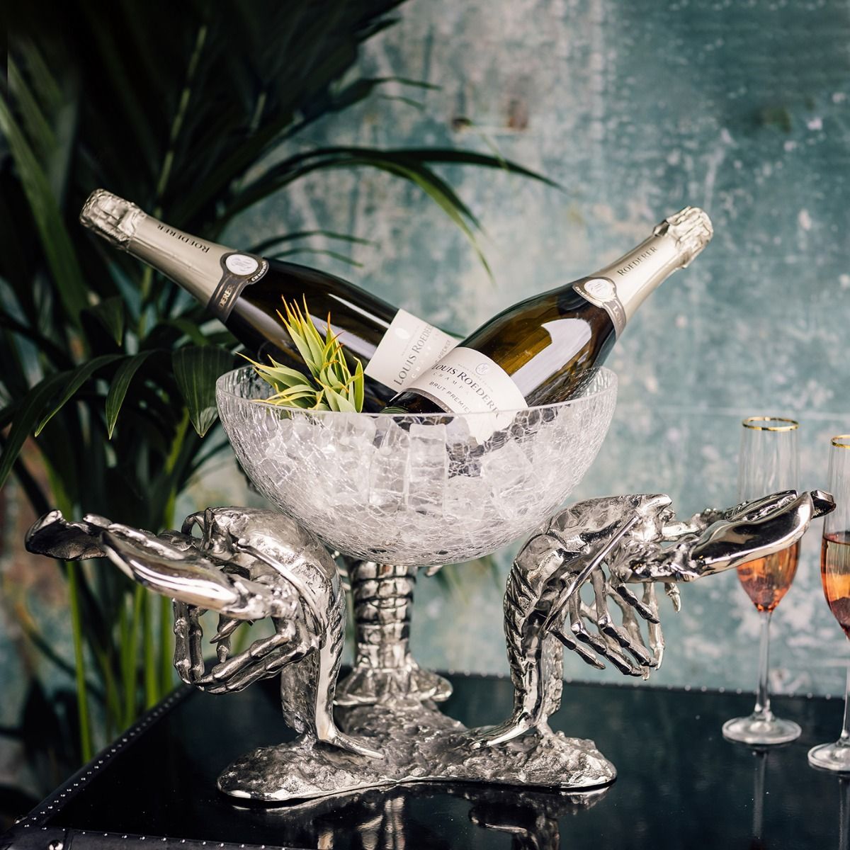 Lobster Stand & Punch Bowl