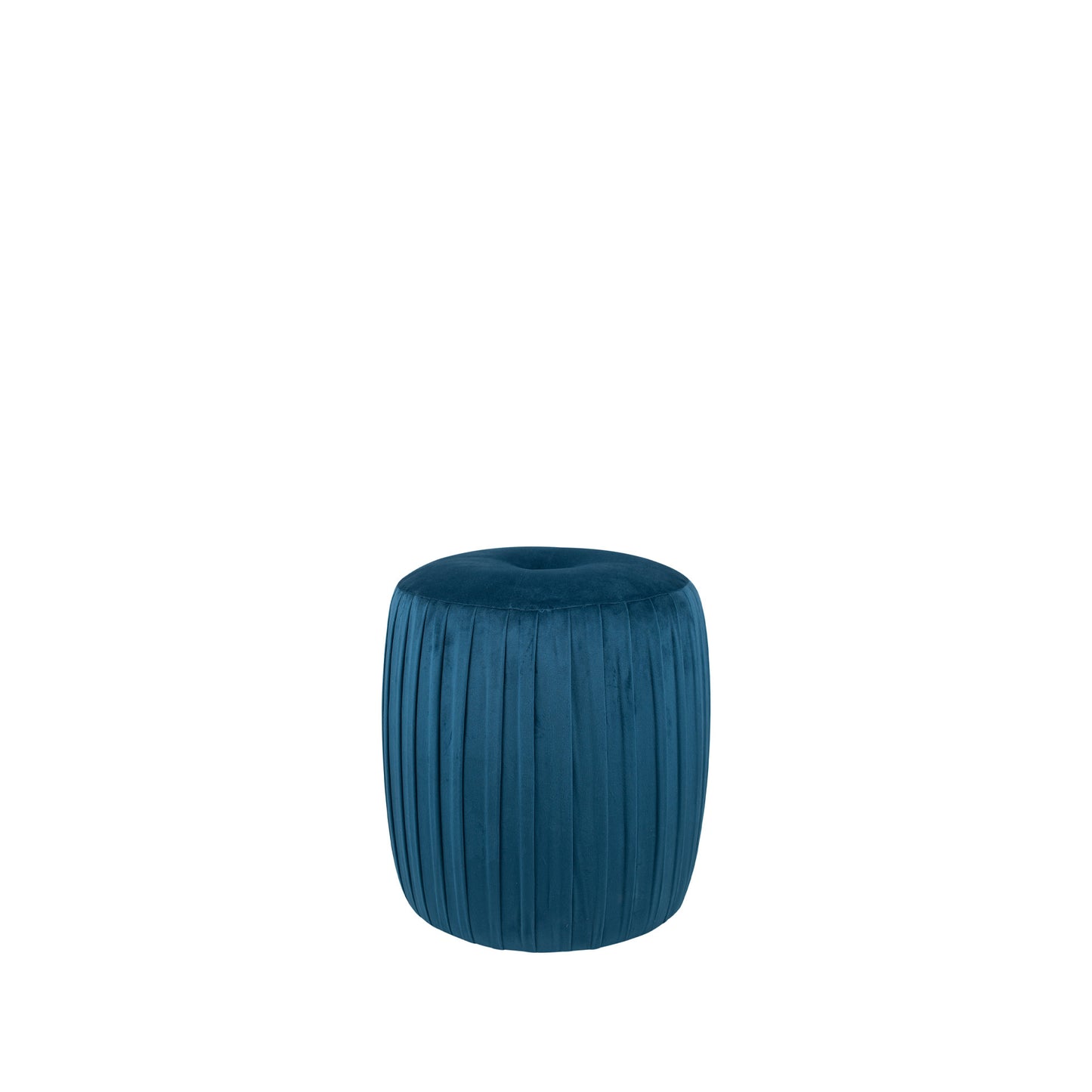 Chic Cylinder Velvet Footstool