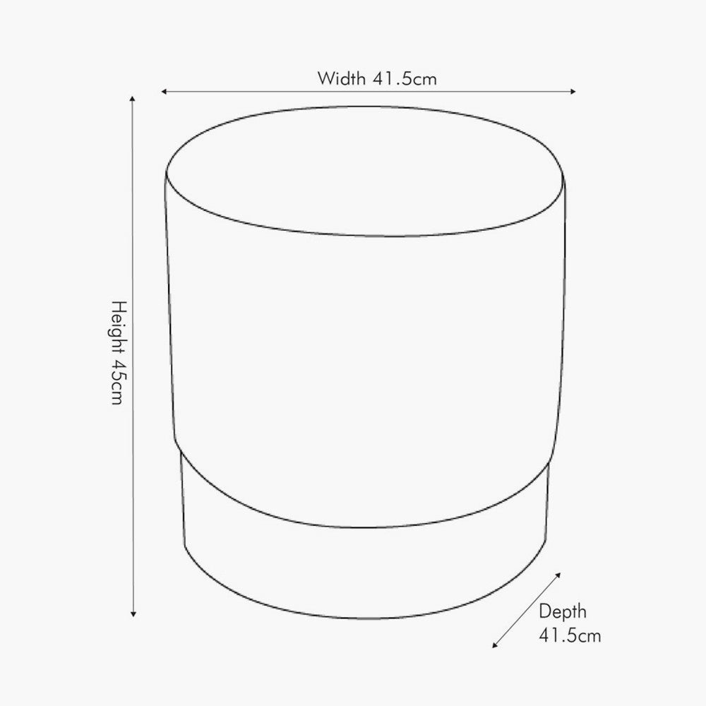 Tobacco & Gold Stool