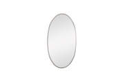 Chic Oval Silver Mirror