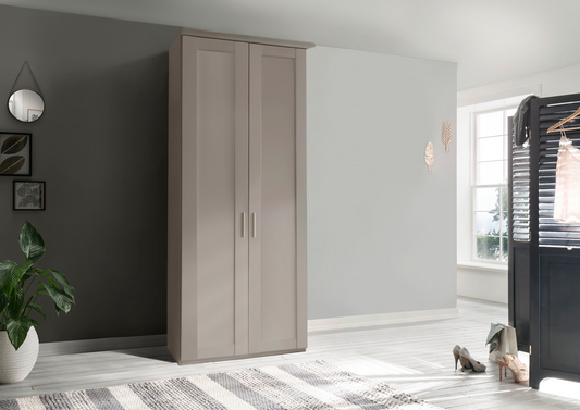 Oxford 2 Door Wardrobe Pebble Grey 100cm