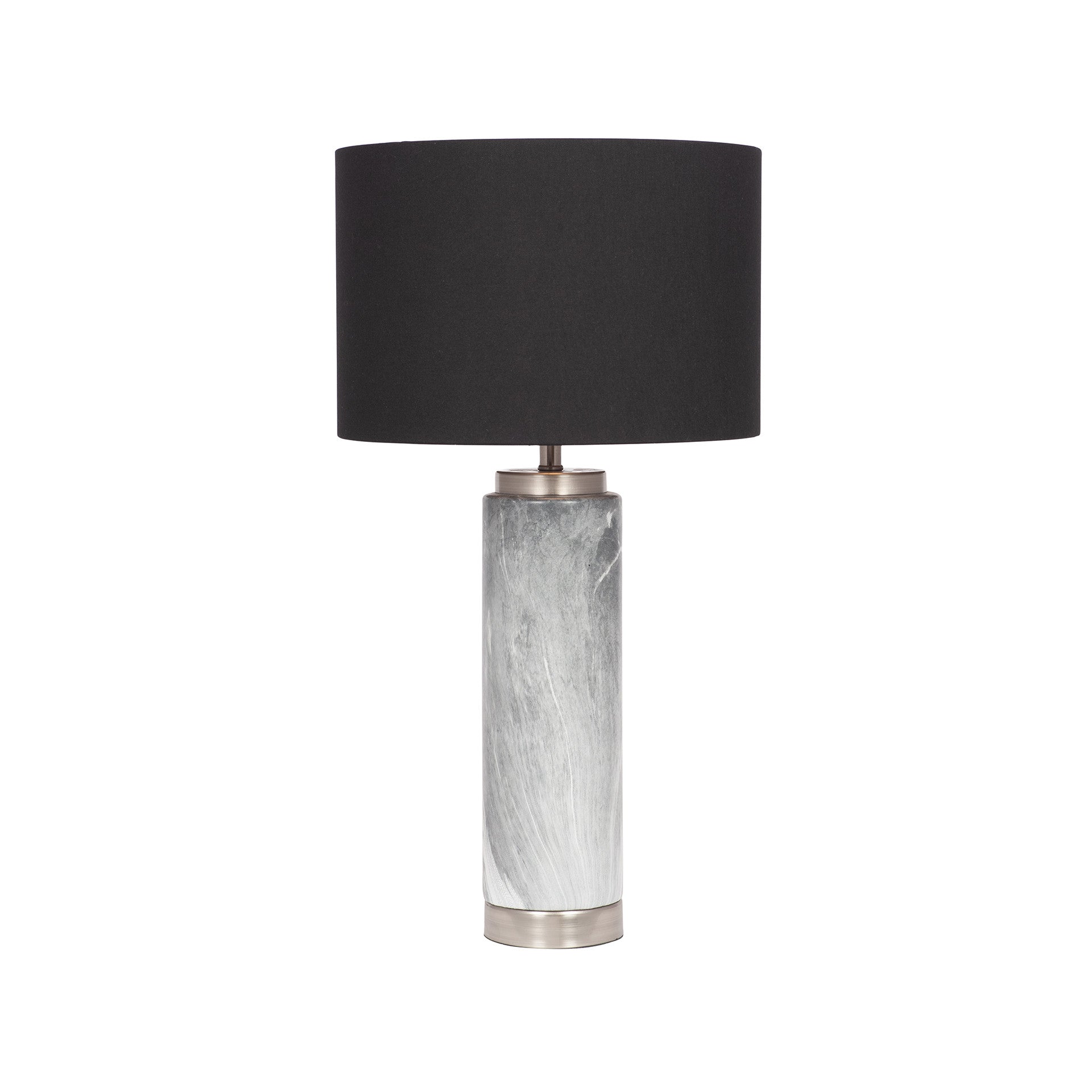 Grey Marble Effect Ceramic Table Lamp