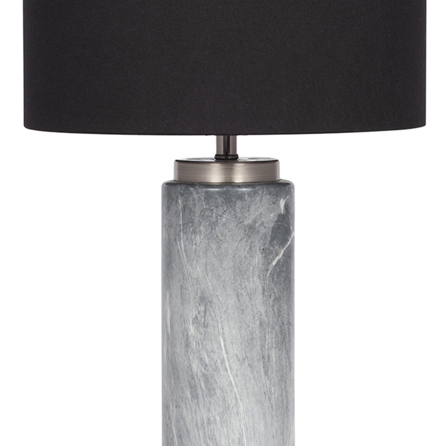 Grey Marble Effect Ceramic Table Lamp