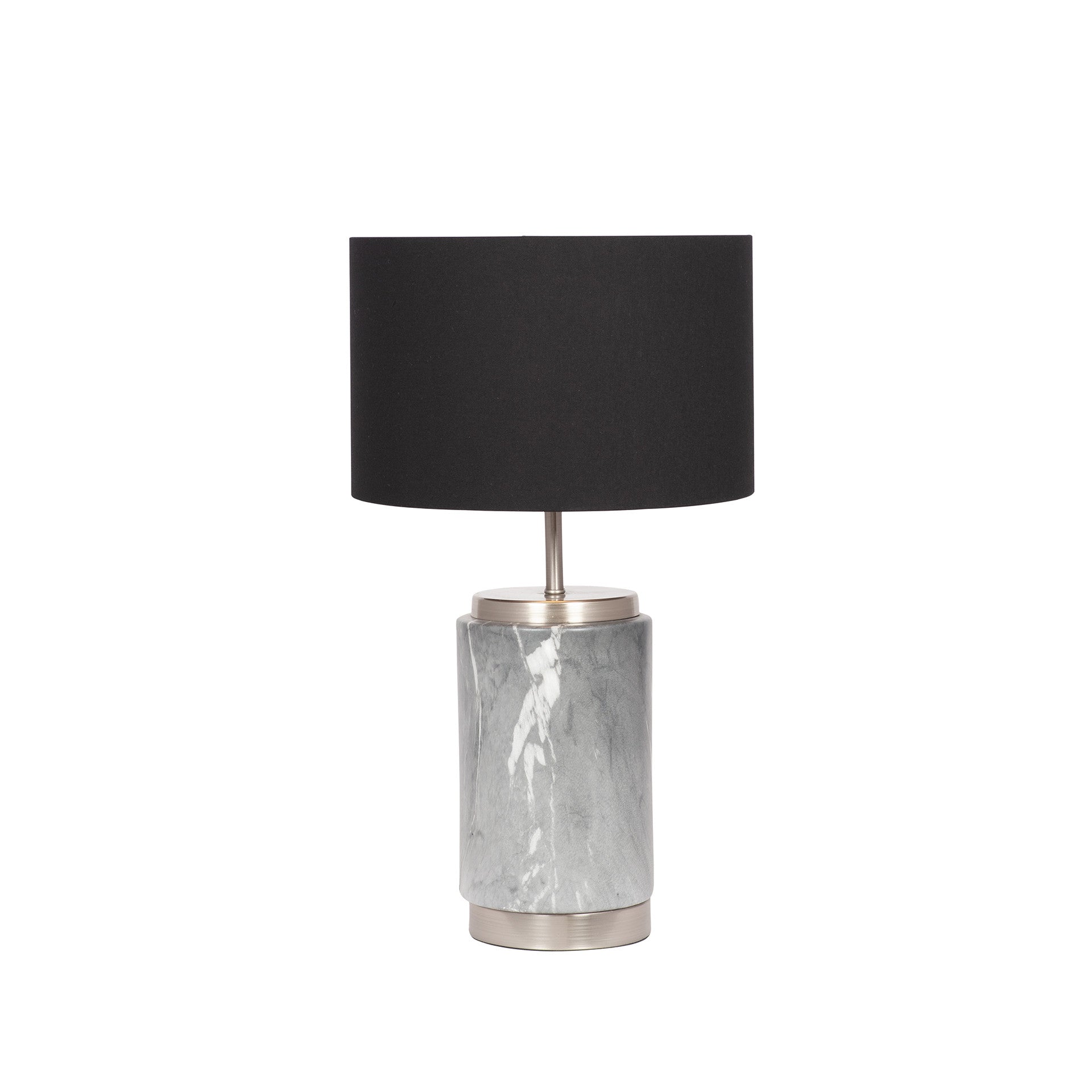 Grey Marble Effect Ceramic Table Lamp