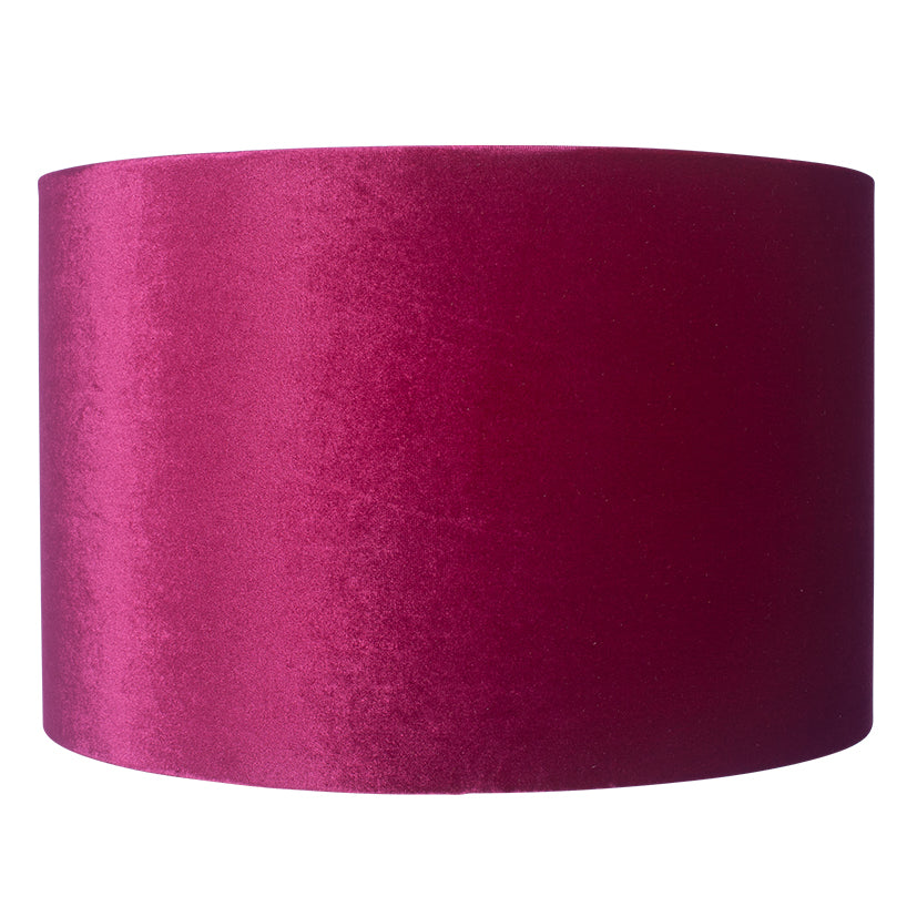 Antique Silver Square Column Floor Lamp & Velvet Shade