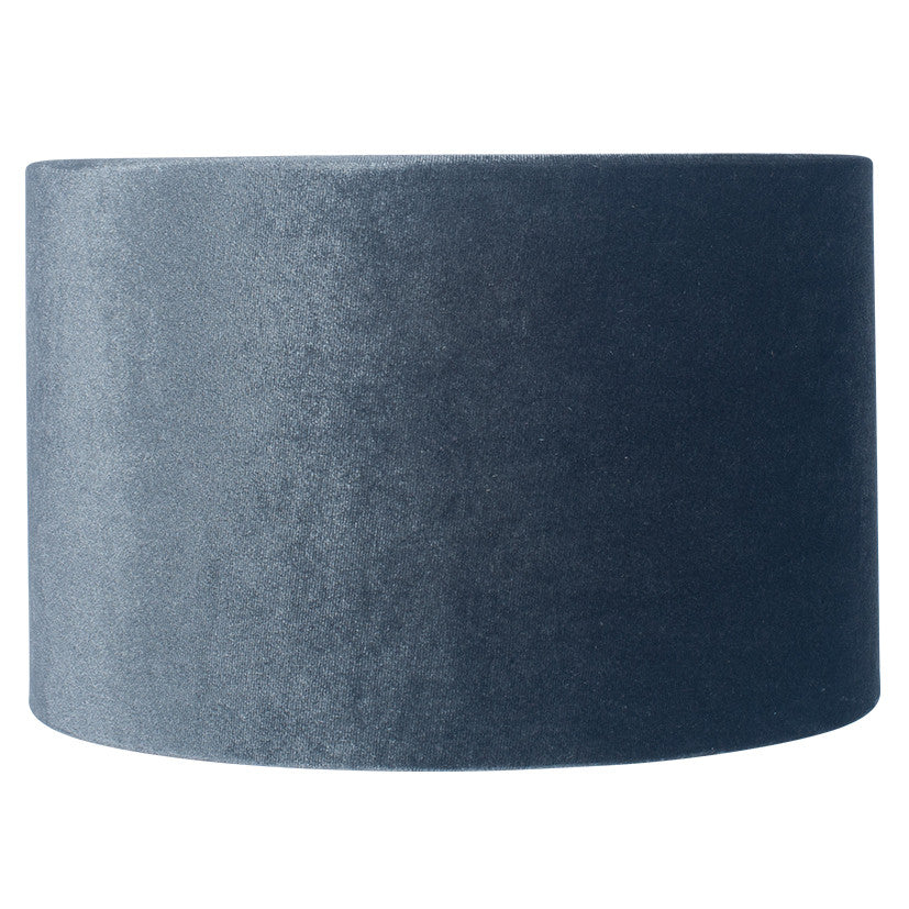 Greywash Mango Floor Lamp & 45cm Velvet Lamp Shade