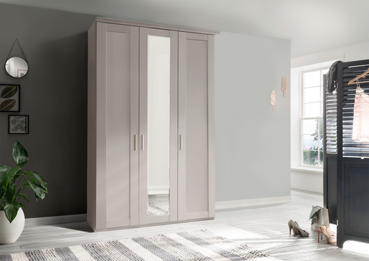 Oxford 3 Door Wardrobe Champagne 150cm