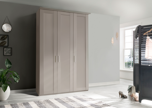 Oxford 3 Door Wardrobe Pebble Grey 150cm