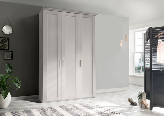 Oxford 3 Door Wardrobe White 150cm