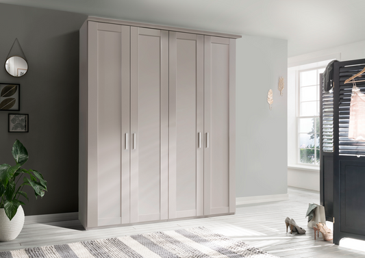 Oxford 4 Door Wardrobe Champagne 200cm