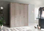 Oxford 4 Door Wardrobe Pebble Grey 200cm