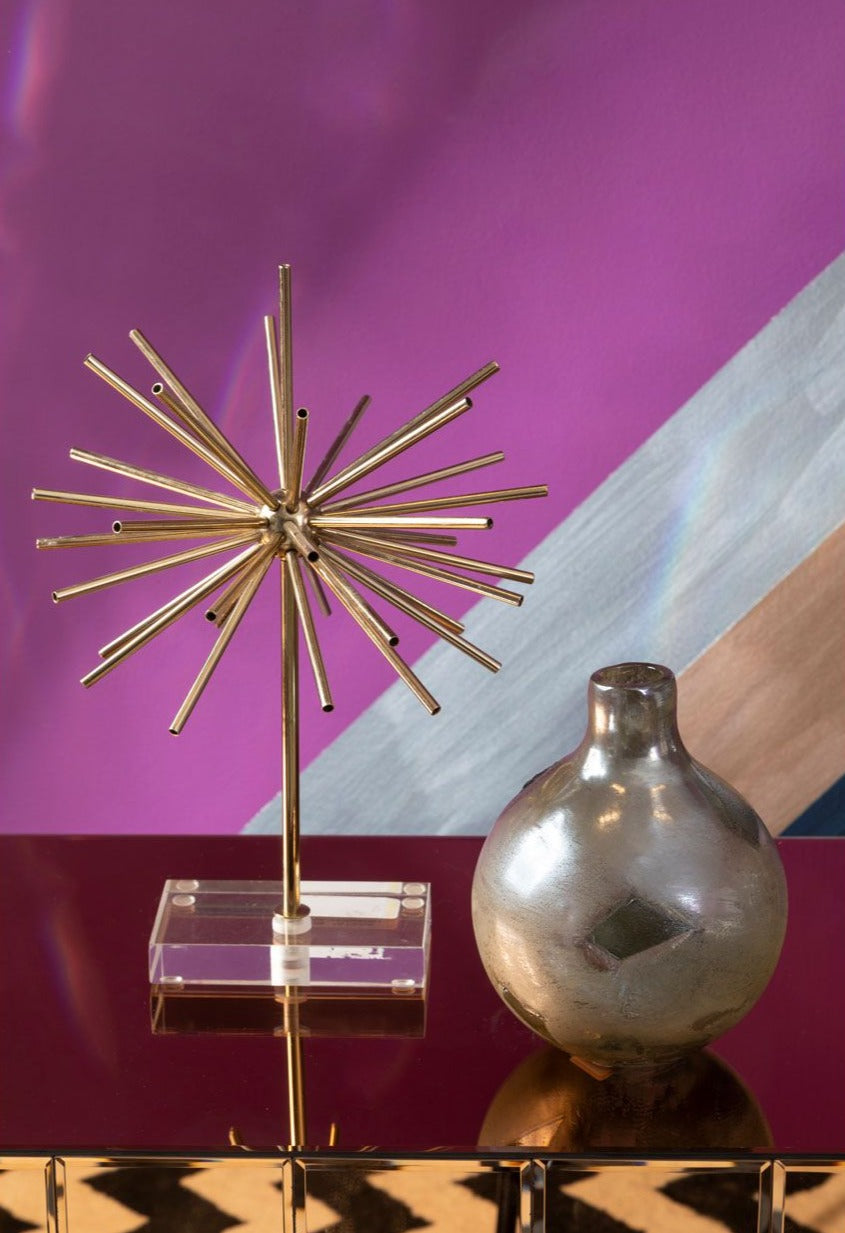 Milton Gold Metal Sculpture