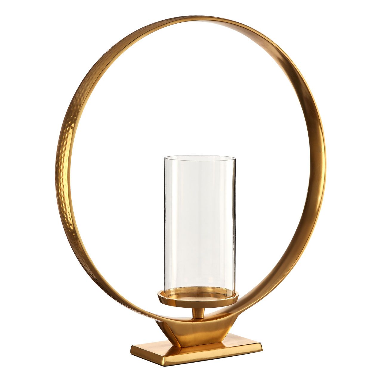 Cylindrical Gold Lantern