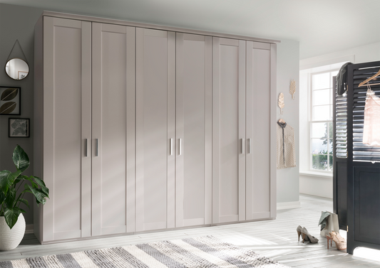 Oxford 6 Door Wardrobe Champagne 300cm