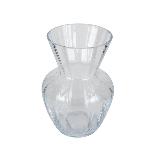 Clear Glass Tara Optic Vase