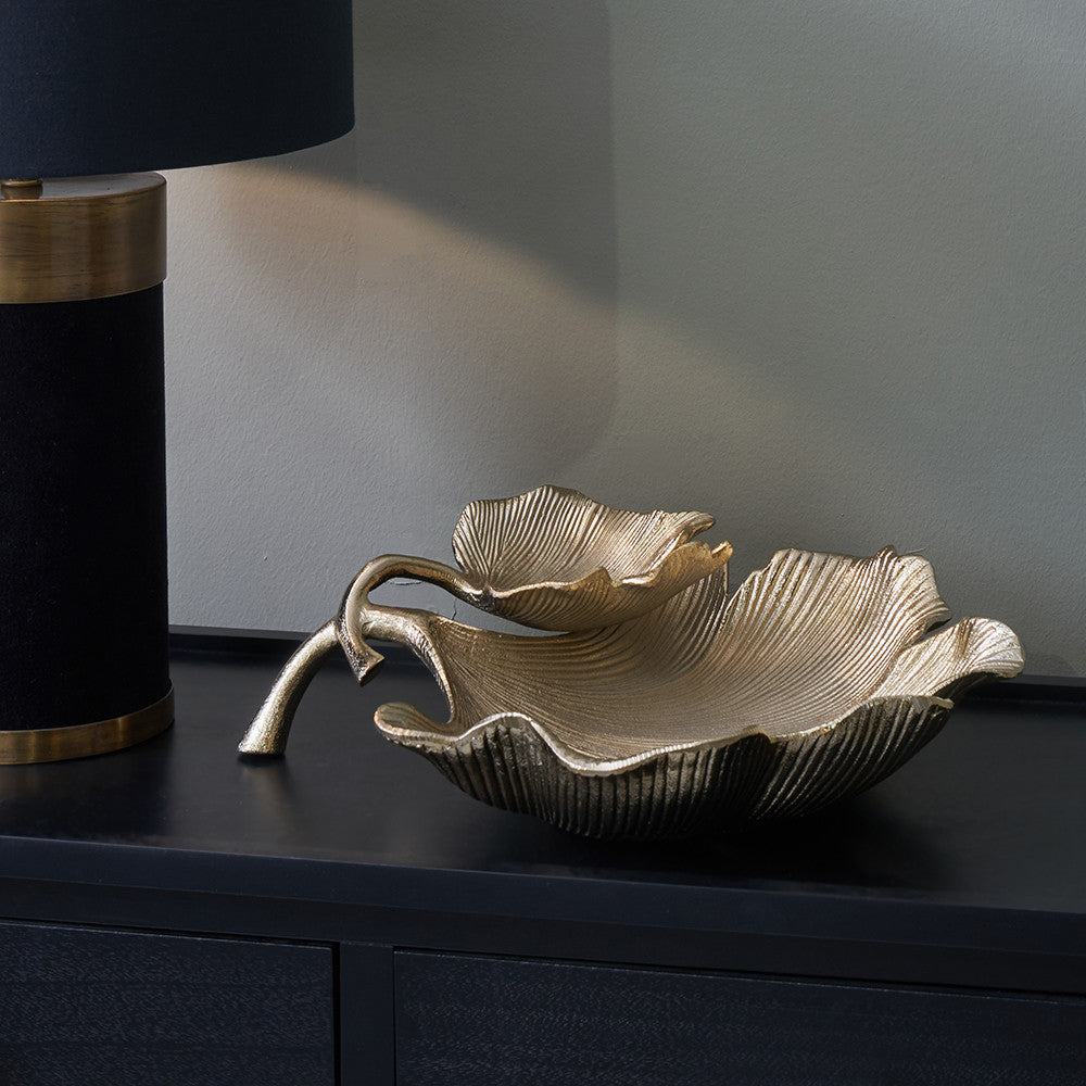 Gold Gingko Bowls