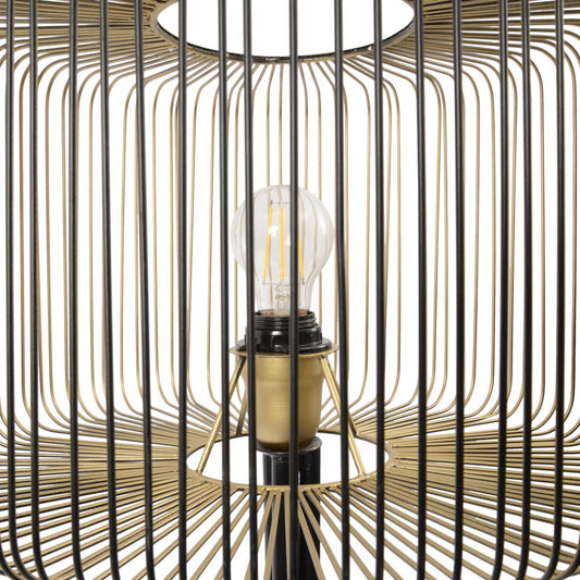 Iron Cage Decorative Table Lamp with Shade