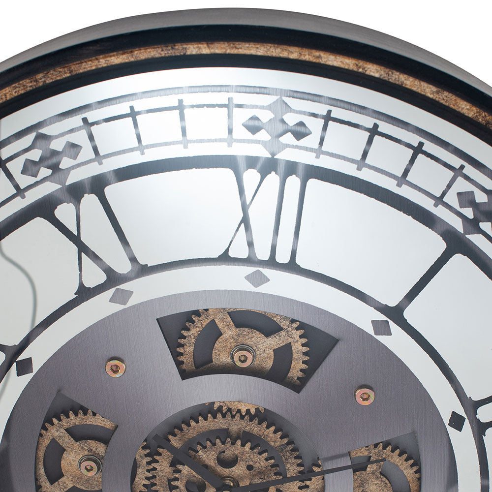 Antique Gold Cog Clock