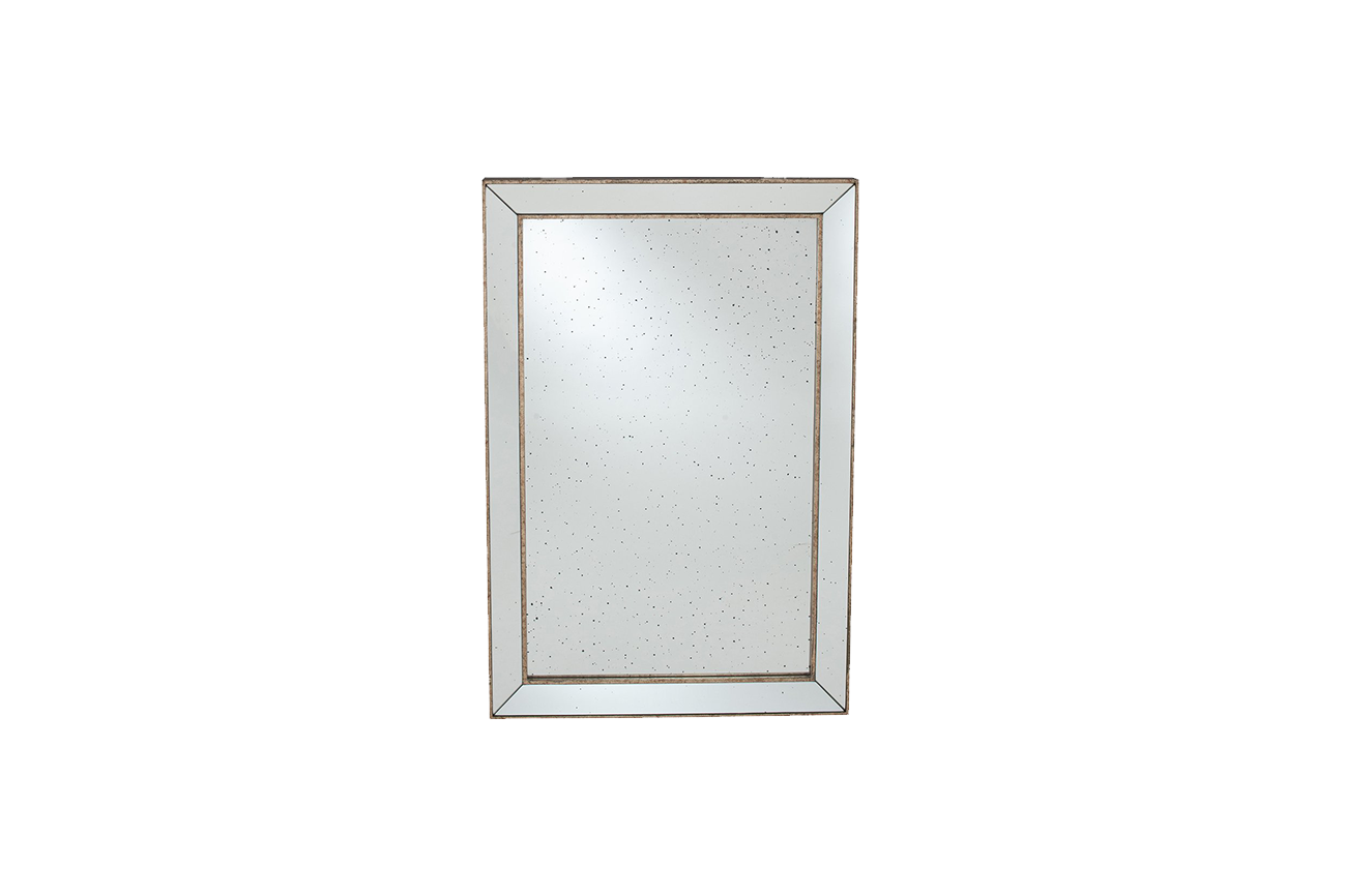 Antique Gold Rectangle Mirror