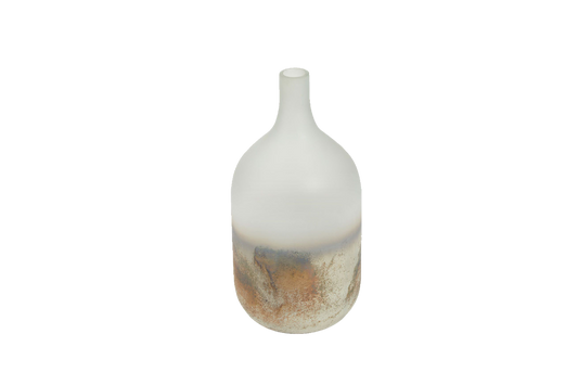 White Wash Glass Vase