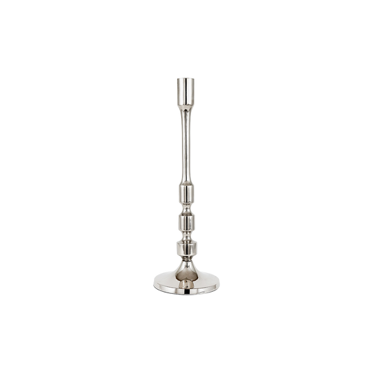Shiny Nickel Candlestick Small