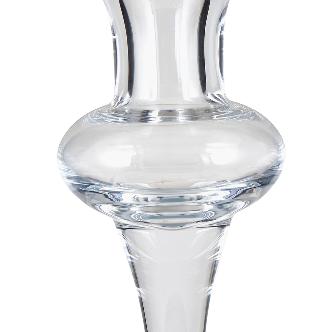 Juliana Clear Glass Candle Holder Small