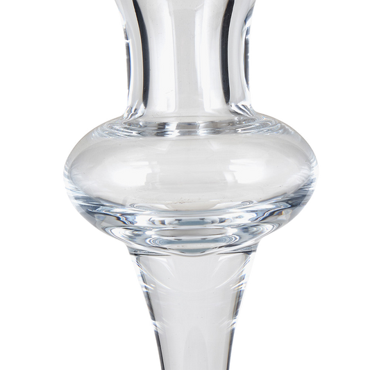 Juliana Clear Glass Candle Holder Small