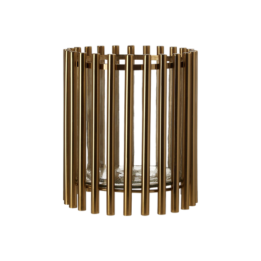 Gold Mariette Hurricane Lantern