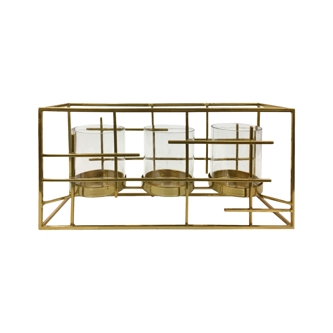 Plaid Gold Triple Hurricane