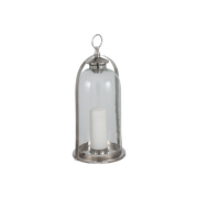 Shiny Nickel Stainless Steel & Glass Dome Lantern