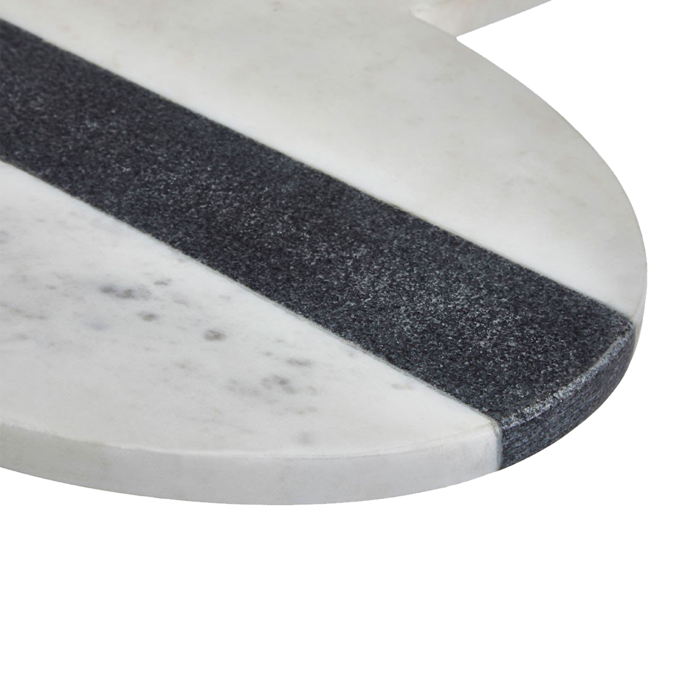 White & Dark Grey Monochrome Paddle Board