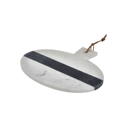 White & Dark Grey Monochrome Paddle Board