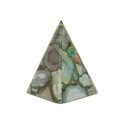 Bowerbird Obelisk Sculpture Green Agate