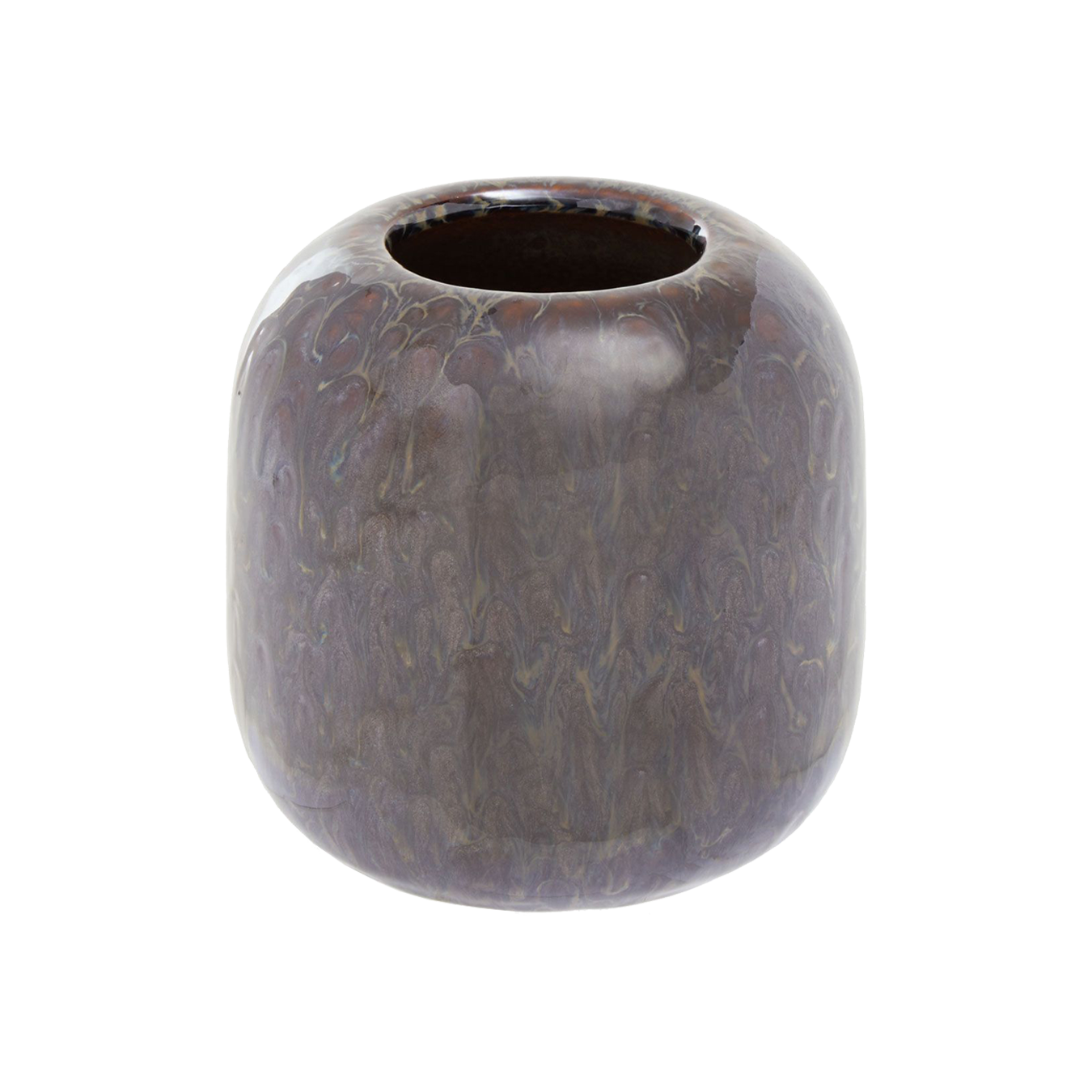 Silas Planter Blue Reactive Glaze Stoneware