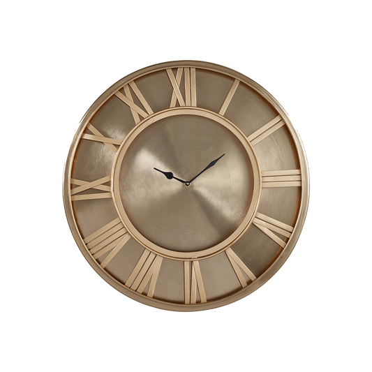 Antique Brass Round Clock