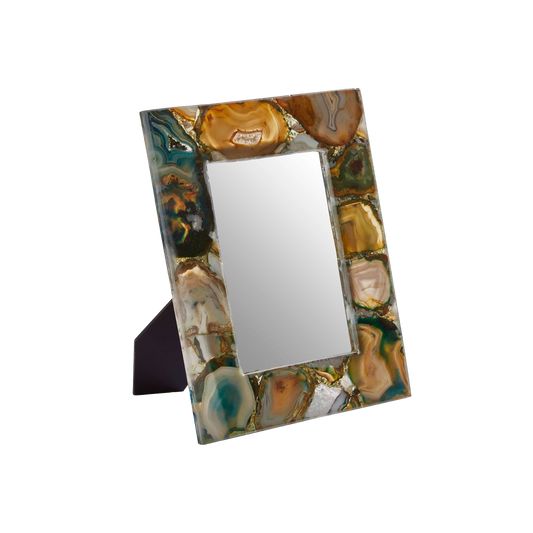 Bowerbird Green Agate Photo Frame 5x7