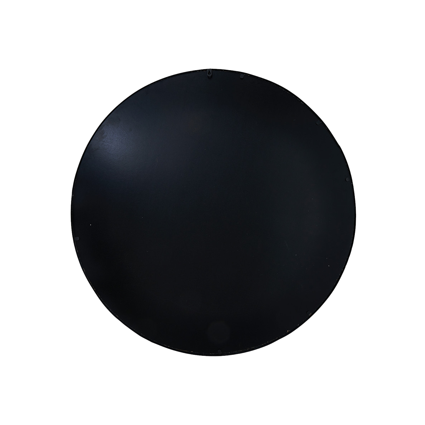 Graphite Metal 16 Pane Round Wall Mirror