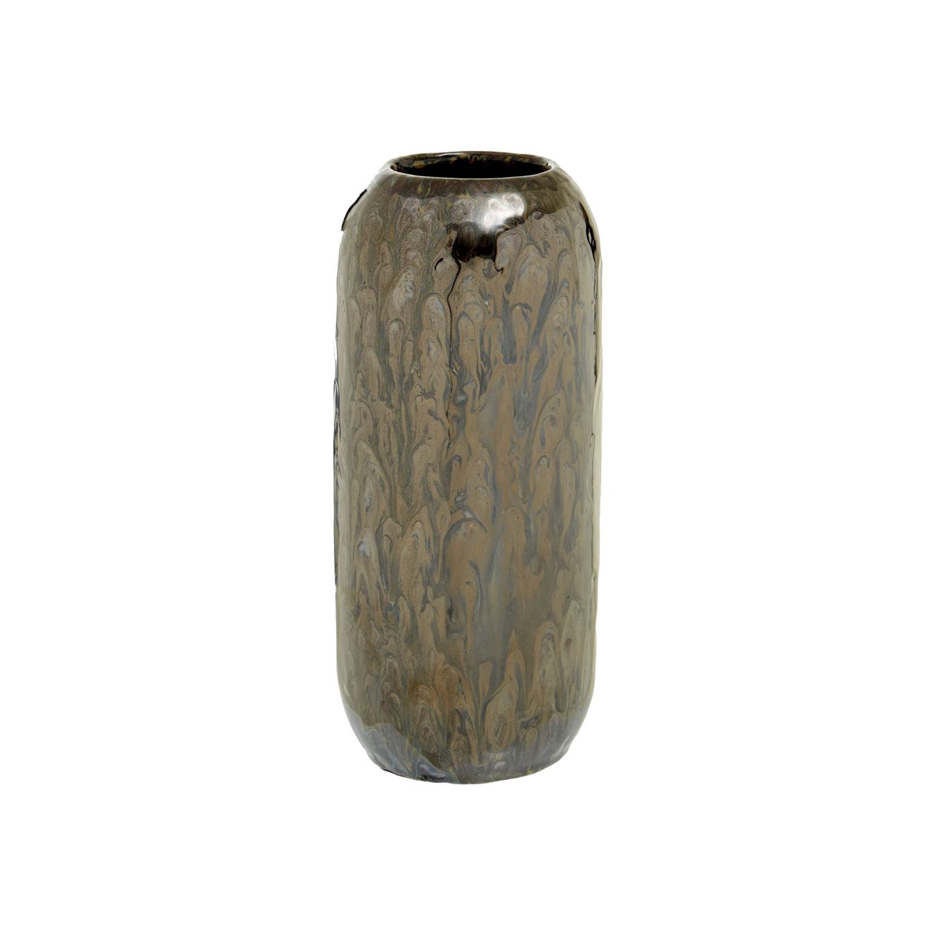 Silas Vase Dark Blue Reactive Glaze Stoneware