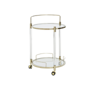 Oria Round Trolley Gold