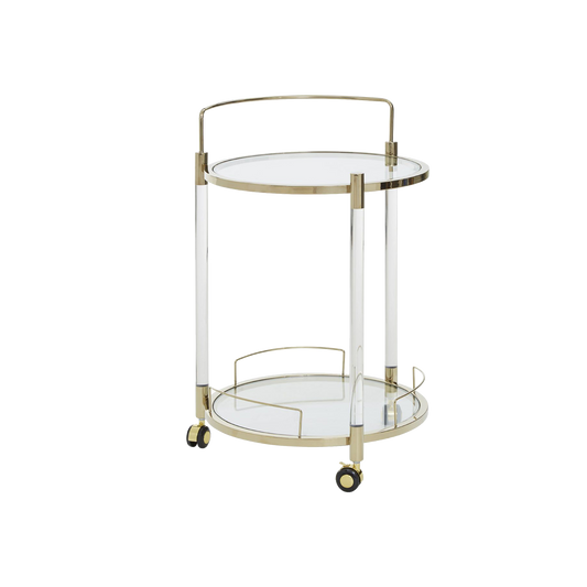 Oria Round Trolley Gold