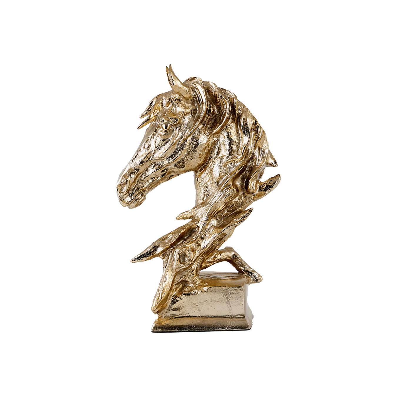 Gold Horse Head