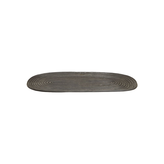 Dax Small Oval Dish Grey