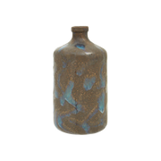 Silas Bottle Vase Brown Reactive Glaze Stoneware