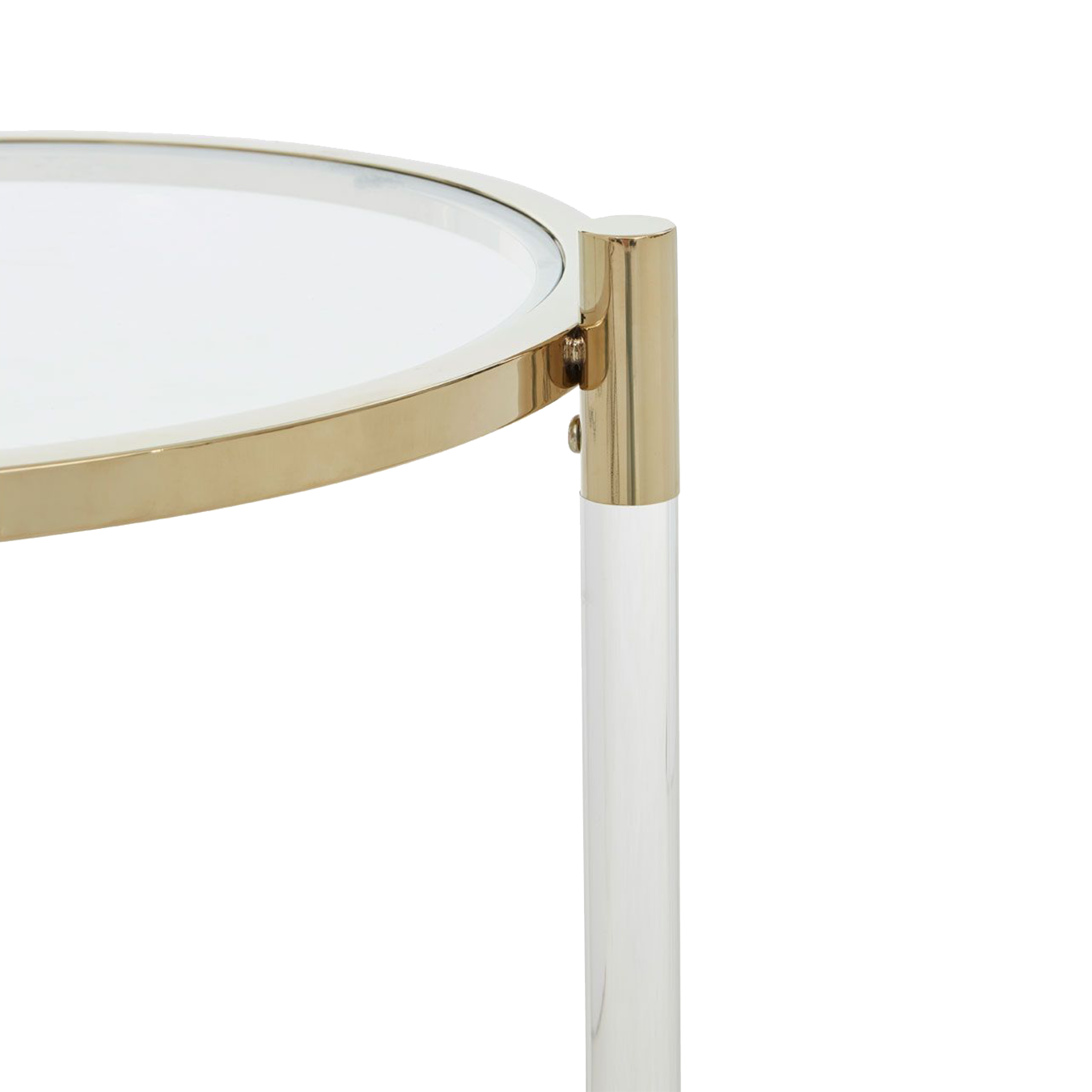 Oria Round Trolley Gold